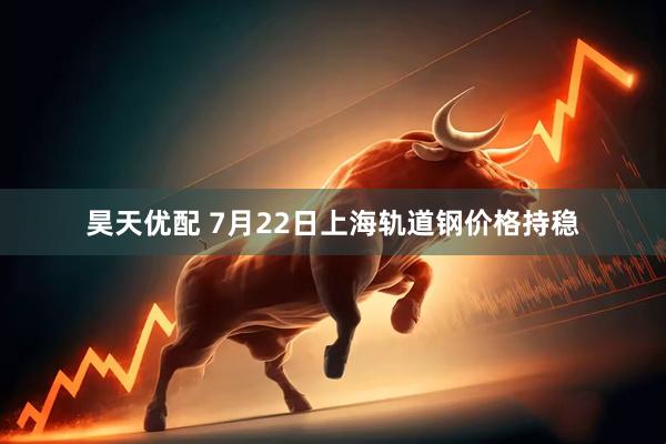 昊天优配 7月22日上海轨道钢价格持稳